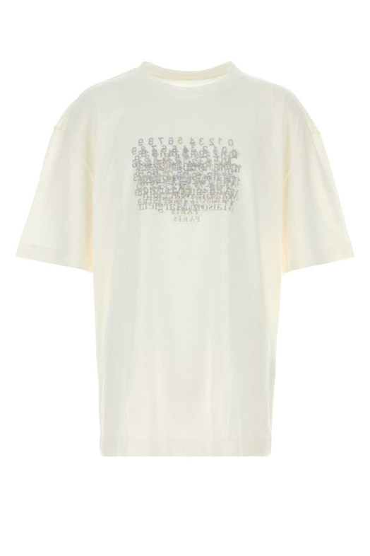 White cotton t-shirt MAISON MARGIELA (S50GC0732M20164)