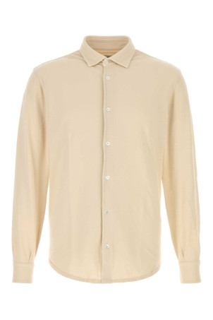 Sand cotton shirt Beige FEDELI (TUF00131)
