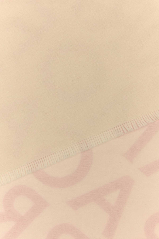 Embroidered wool blend reversible scarf SALVATORE FERRAGAMO (320795770201)