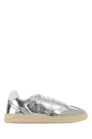 Silver leather Free sneakers VERSACE (10218631A17248)