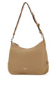 Beige leather large Prada Fold shopping bag PRADA (1BC2882CYS)