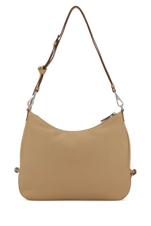 Beige leather large Prada Fold shopping bag PRADA (1BC2882CYS)