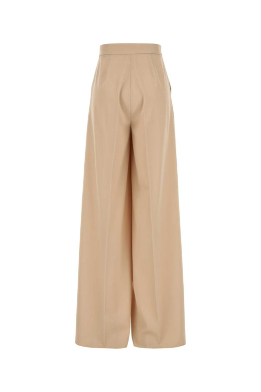 Cream wool Ninfa wide-leg pant MAX MARA (2511131011600)