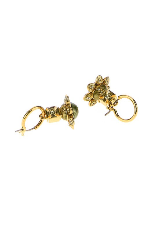 Gold metal Capucine earrings VIVIENNE WESTWOOD (6202017T02R998)