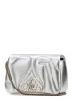 Silver leather mini Seal clutch ALEXANDER MCQUEEN (7770111BL0I)