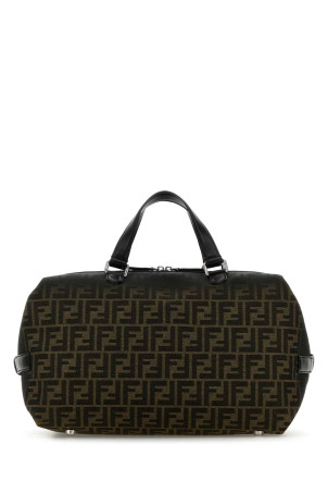 Embroidered fabric medium Fendi Siesta FF Eclissi travel bag FENDI (7VA638APD8)