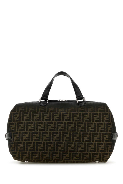 Embroidered fabric medium Fendi Siesta FF Eclissi travel bag FENDI (7VA638APD8)