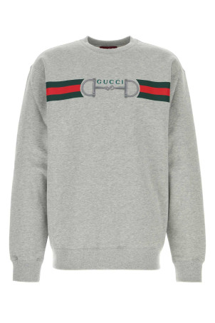 Grey cotton sweatshirt GUCCI (848737XJHOK)