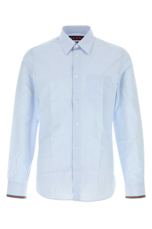 Embroidered poplin shirt GUCCI (852707ZAS5W)