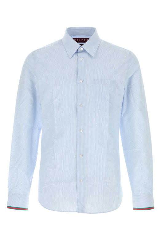 Embroidered poplin shirt GUCCI (852707ZAS5W)