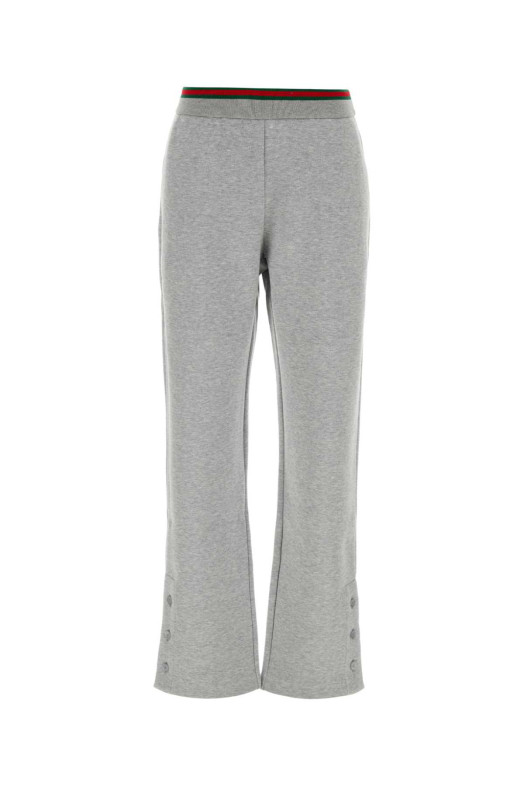 Grey cotton blend joggers GUCCI (853424XJHIR)