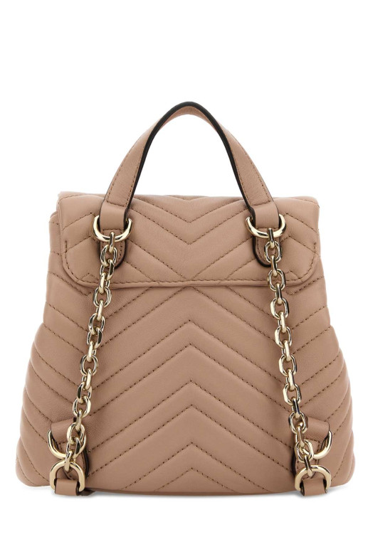 Pink leather mini GG Marmont backpack GUCCI (855921AAFXD)