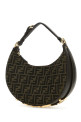 Embroidered fabric small Fendigraphy handbag FENDI (8BR798ALP3)