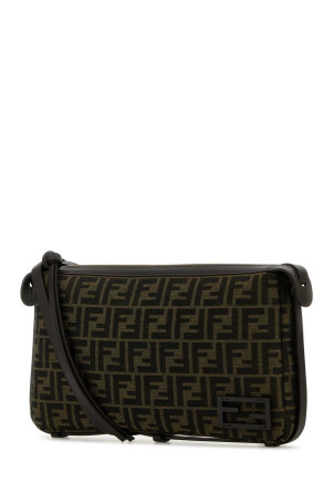 Embroidered jacquard medium Simply Fendi shoulder bag FENDI (8BR829AFPM)