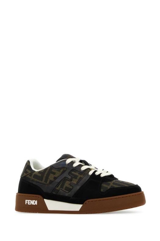 Multicolor leather, rubber and fabric Fendi Match sneakers FENDI (8E8470AQ6I)