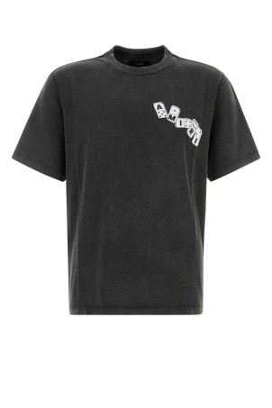 Black cotton t-shirt Black AMIRI (AMTOJR1023)