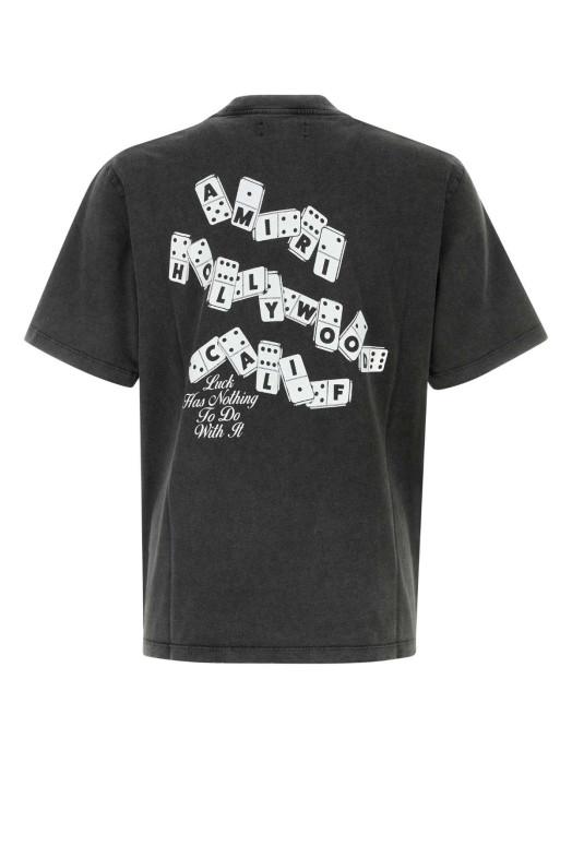 Black cotton t-shirt Black AMIRI (AMTOJR1023)