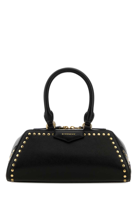 Black leather mini Antigona East-West handbag GIVENCHY (BB5146B2DX)