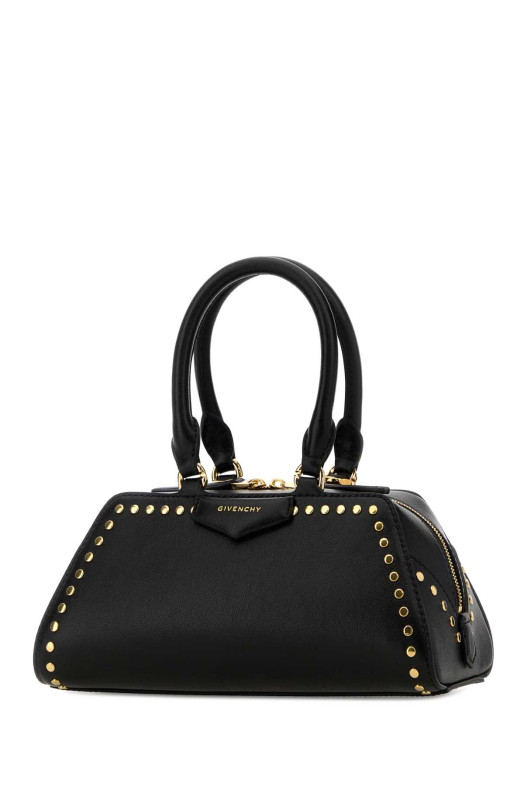 Black leather mini Antigona East-West handbag GIVENCHY (BB5146B2DX)