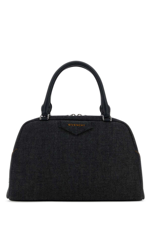 Dark blue denim Antigona East West handbag Black GIVENCHY (BB515CB2EE)