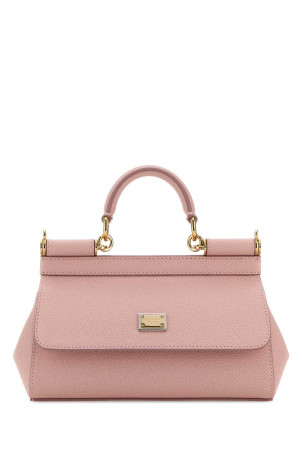 Pink leather small Sicily handbag DOLCE & GABBANA (BB7116B1001)