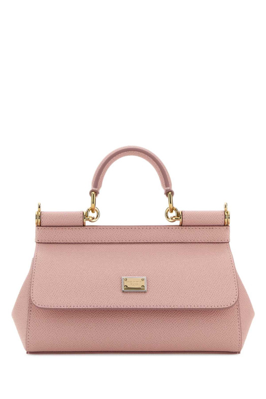 Pink leather small Sicily handbag DOLCE & GABBANA (BB7116B1001)