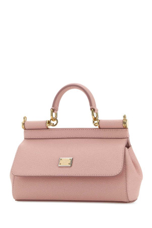 Pink leather small Sicily handbag DOLCE & GABBANA (BB7116B1001)