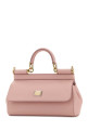 Pink leather small Sicily handbag DOLCE & GABBANA (BB7116B1001)