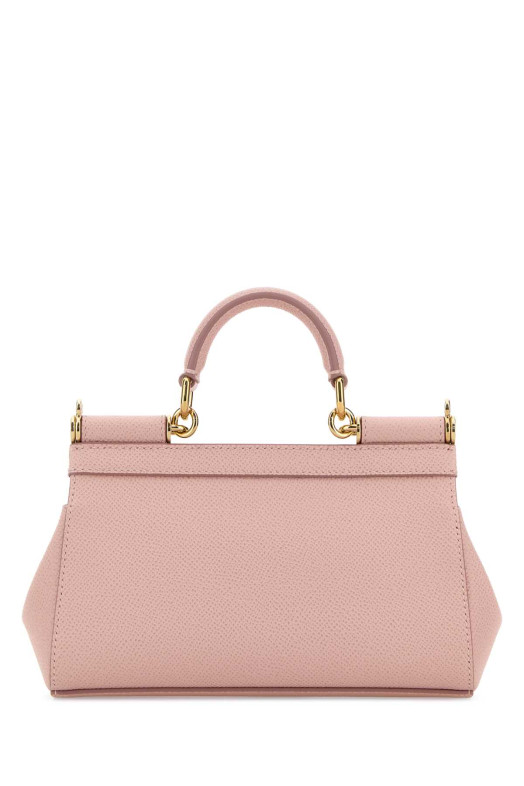 Pink leather small Sicily handbag DOLCE & GABBANA (BB7116B1001)