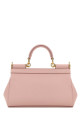 Pink leather small Sicily handbag DOLCE & GABBANA (BB7116B1001)