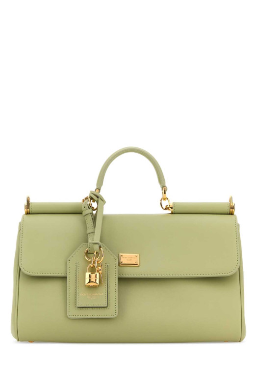 Pastel green leather My Sicily handbag DOLCE & GABBANA (BB7782B7321)