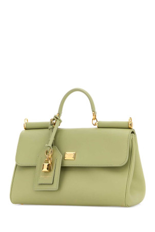 Pastel green leather My Sicily handbag DOLCE & GABBANA (BB7782B7321)