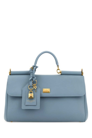 Light blue leather My Sicily handbag DOLCE & GABBANA (BB7782B7321)