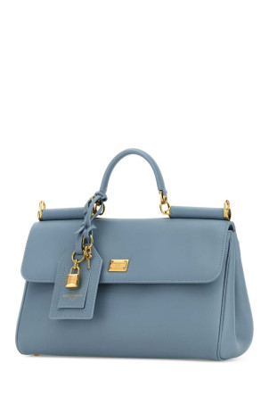 Light blue leather My Sicily handbag DOLCE & GABBANA (BB7782B7321)