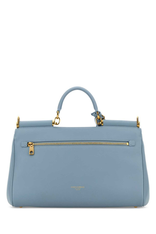 Light blue leather My Sicily handbag DOLCE & GABBANA (BB7782B7321)
