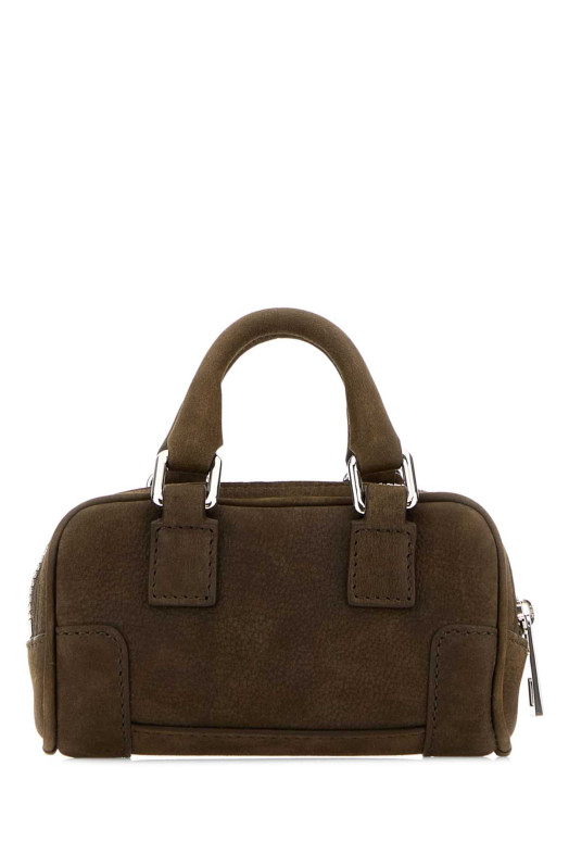 Mud leather nano Amazona handbag Beige LOEWE (C039U96X02)