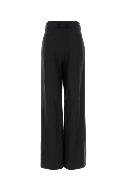 Black twill wide-leg Frankie pant PT TORINO (CDVSFKZ00STDSD81)