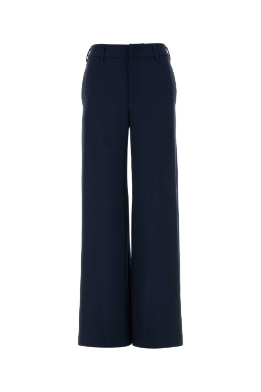 Navy blue stretch jersey Lorenza palazzo pant PT TORINO (CDVSLRZ00STDDX22)