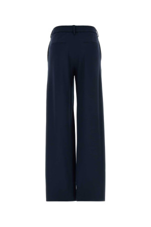 Navy blue stretch jersey Lorenza palazzo pant PT TORINO (CDVSLRZ00STDDX22)