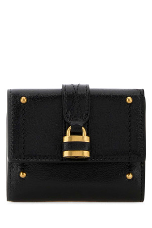 Black leather mini Paddington wallet CHLOE (CH26SP914O370)