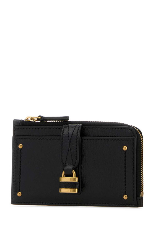 Black leather small Paddington coin purse CHLOE (CH26SP915O37)