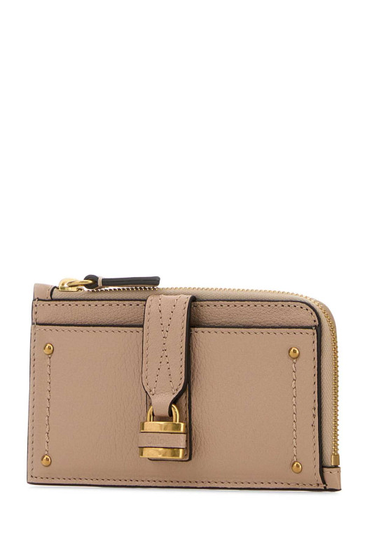 Powder pink leather small Paddington coin purse CHLOE (CH26SP915O37)