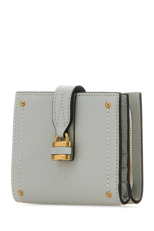 Pastel light blue leather Paddington wallet CHLOE (CH26SP916O37)