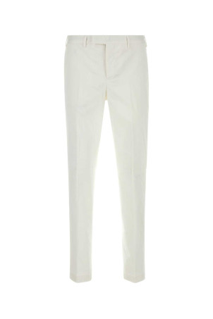 White stretch cotton pant PT TORINO (COATMAZ00CL1SR75)