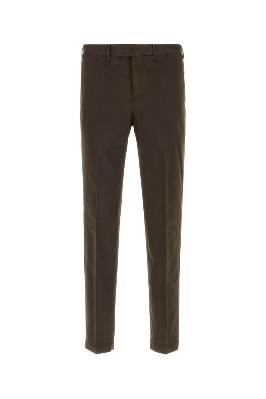 Brown stretch cotton pant PT TORINO (COATMAZ00CL1SR75)
