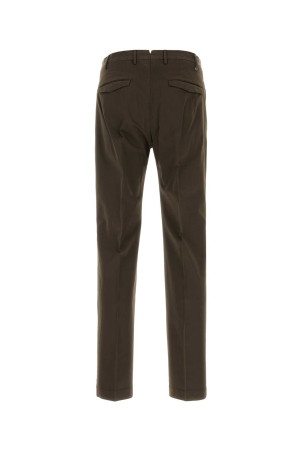 Brown stretch cotton pant PT TORINO (COATMAZ00CL1SR75)