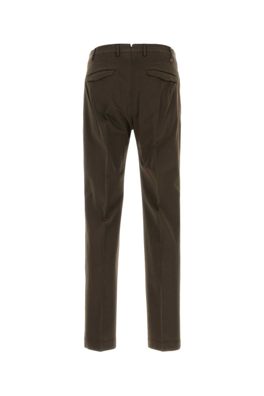 Brown stretch cotton pant PT TORINO (COATMAZ00CL1SR75)