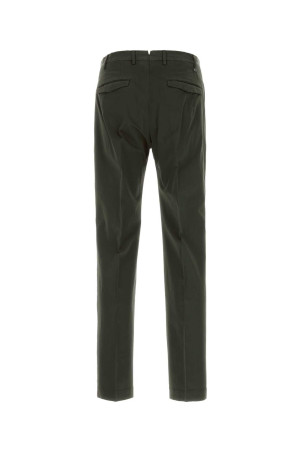 Bottle green stretch cotton pant PT TORINO (COATMAZ00CL1SR75)