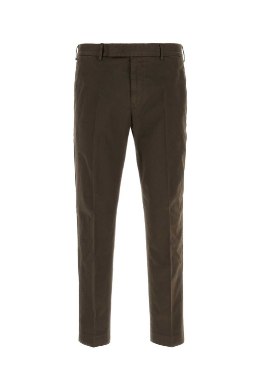 Dark brown stretch cotton pant PT TORINO (CORTZ1Z00FWDPU42)
