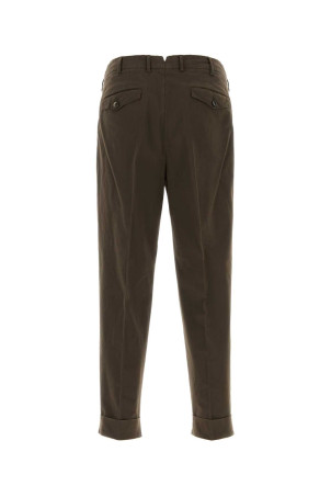 Brown stretch cotton Style pant PT TORINO (COZTCLZB0CL1NK30)